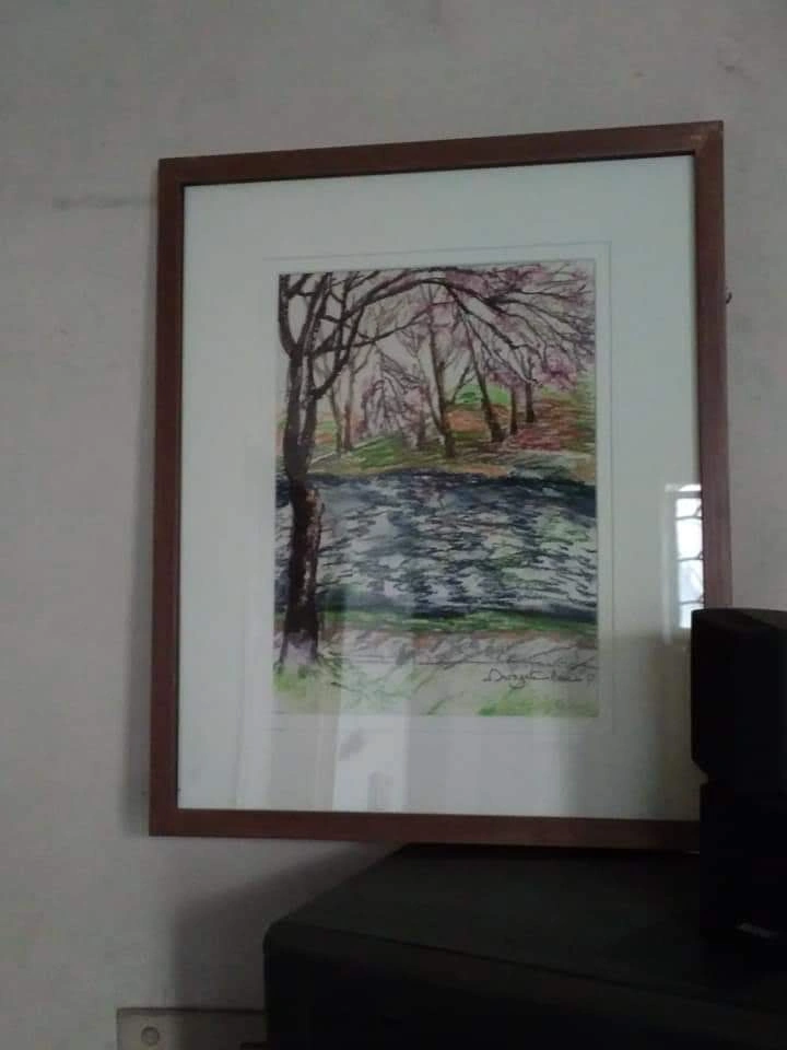 Portrait painting by Swagata Bose